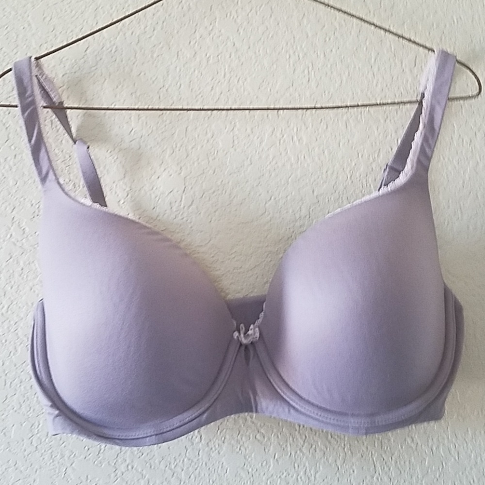 Lace trimmed lined demi